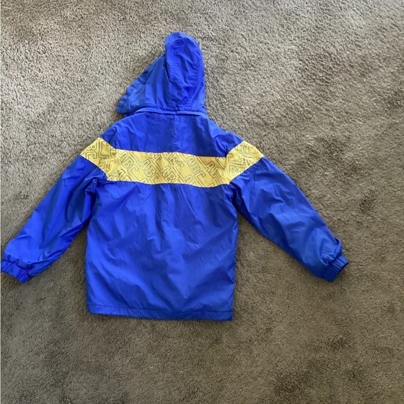 ABC kids Blue and Yellow Jacket‎ padded front jipper with a hood. - Picture 12 of 16